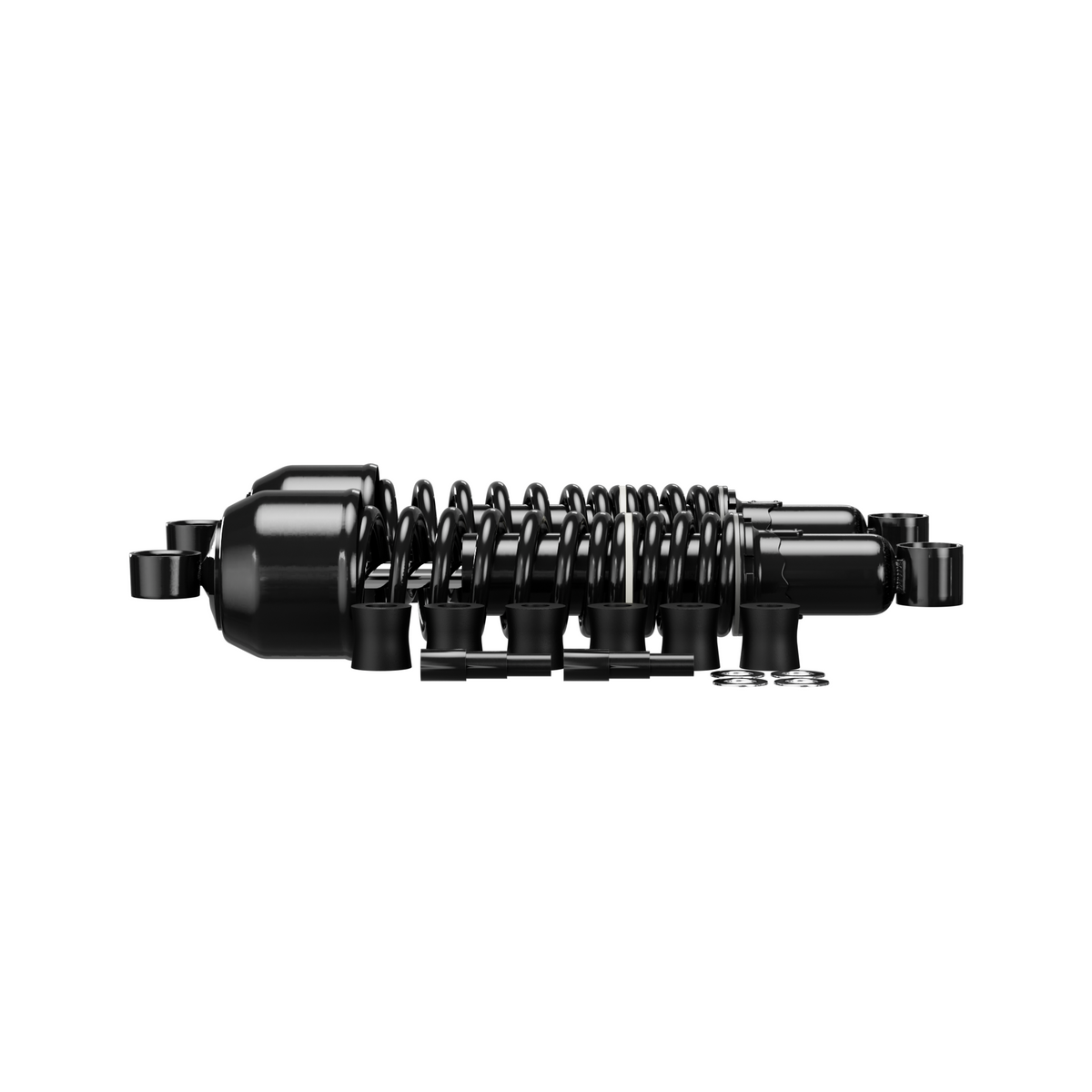Universal All Black Shock Absorber Set 325mm Eye to Eye