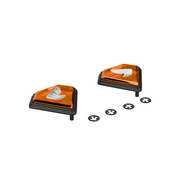 Honda CB750K Side Cover Emblem Set Orange 1971-76K 87126-341-000