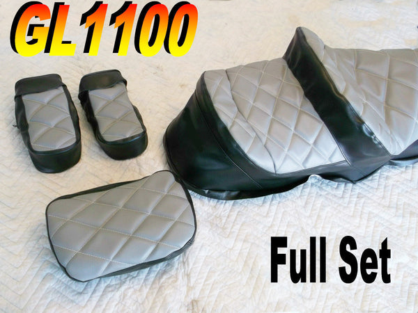 Honda GL1100 GL1100A GL1100I Full Gray/Black Cover Set GL1100 1980-82