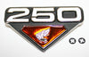 Honda CL250 CB250 Side Cover Emblem - Left Side