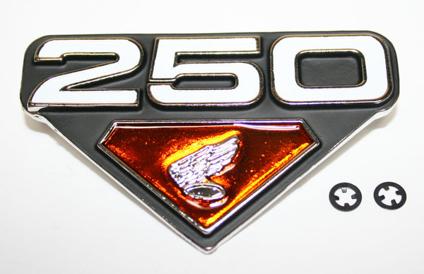 Honda CL250 CB250 Side Cover Emblem Left Side