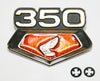 Honda CB350K CL350K Side Cover Emblem - Left Side