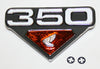 Honda CB350K CL350K Side Cover Emblem - Left Side - Replaces Honda OEM 87126-344-671