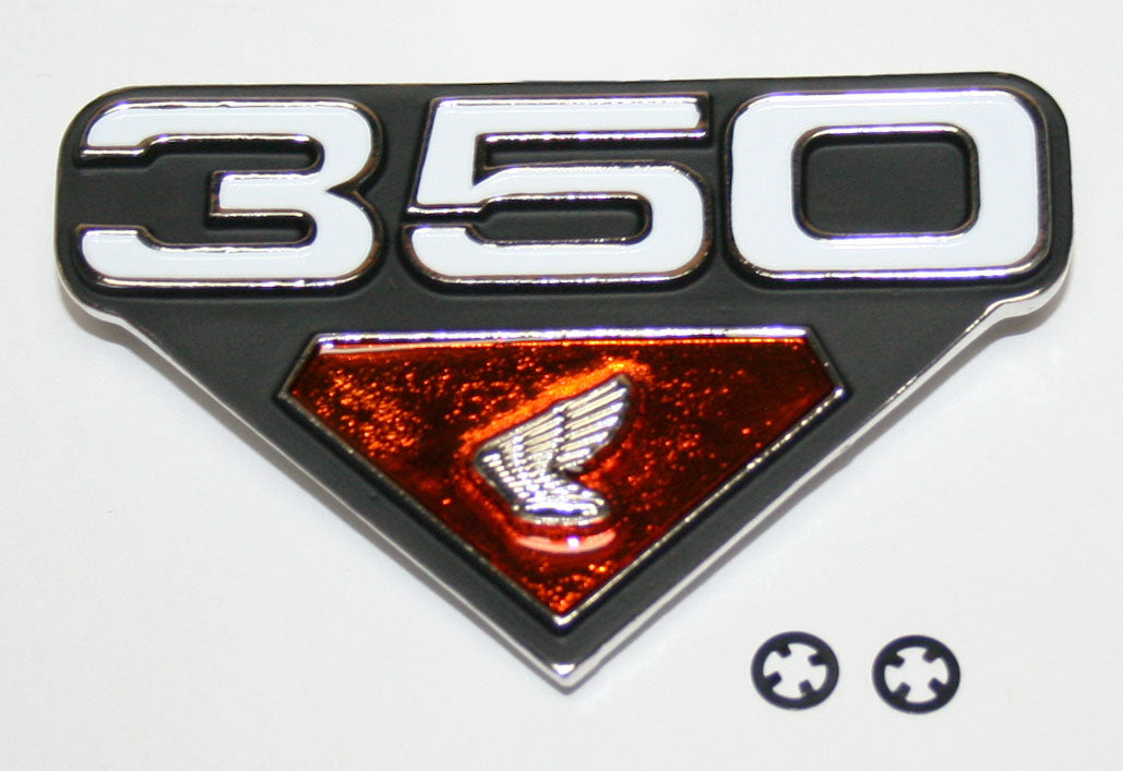 Honda CB350K CL350K Side Cover Emblem Left Side 87126-344-671