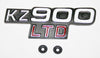1976 Kawasaki KZ900B Side Cover Emblem - Replaces Kawasaki OEM 56018-260