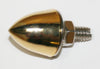 Universal Gold Bullet Shaped License Plate Bolt