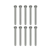 Honda Motorcycle ATV 4 x 55mm Lens Screws Pk/10 - Replaces Honda OEM 93500-04055-4J — 02-rear (49-0145)