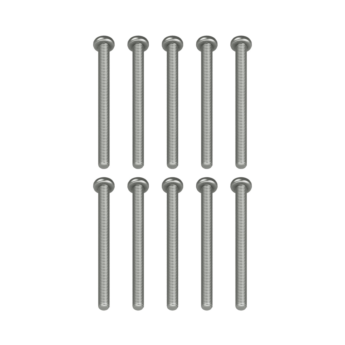 Honda Motorcycle ATV 4 x 55mm Lens Screws Pk/10 - Replaces Honda OEM 93500-04055-4J — 02-rear (49-0145)