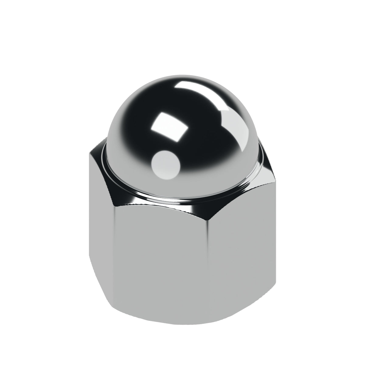 Honda CB OEM Type Shock Absorber Nut ~ Replaces 90309-315-000 — front three quarter view