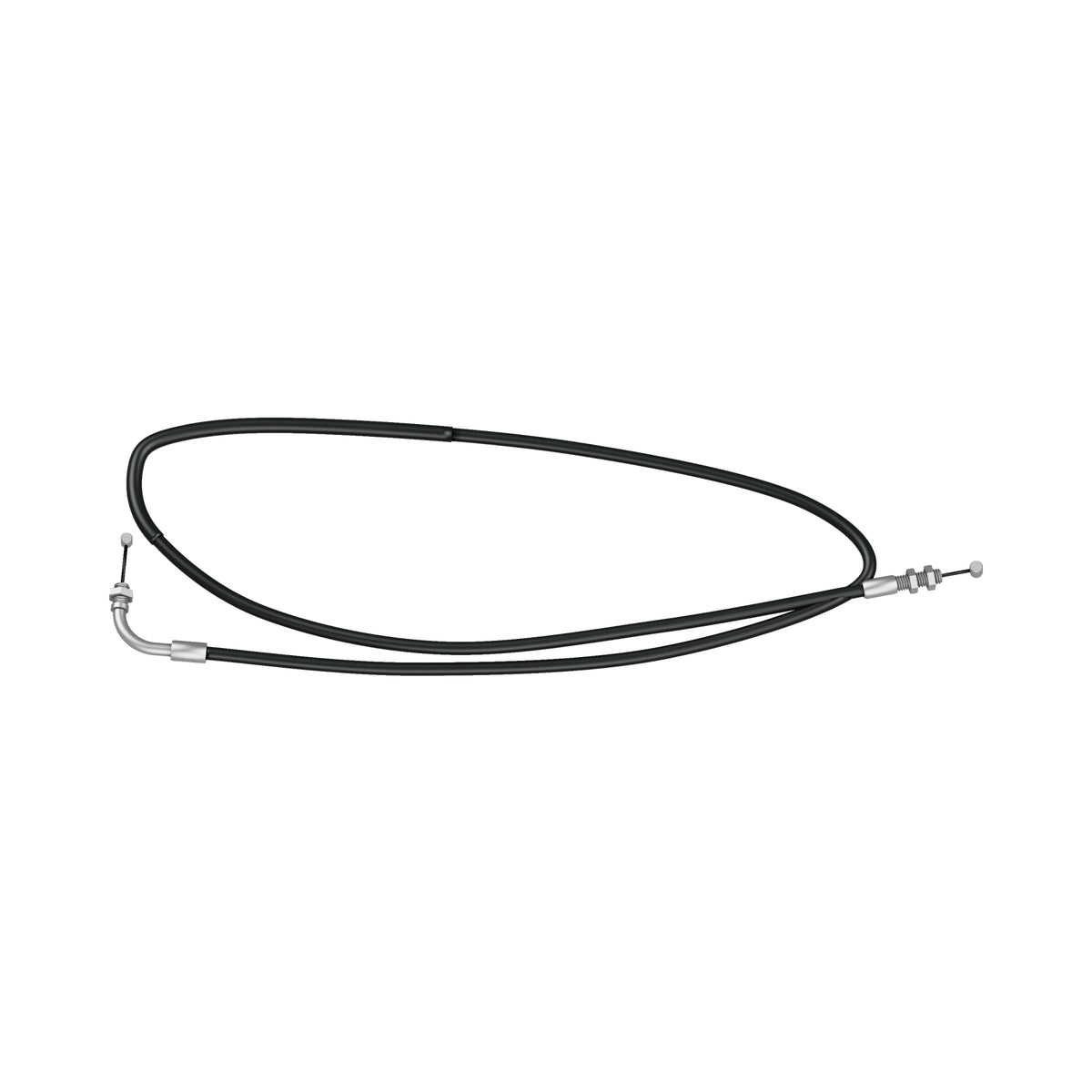 Honda Throttle Cable - Pull - Reference: 17910-341-000-END — Front three-quarter