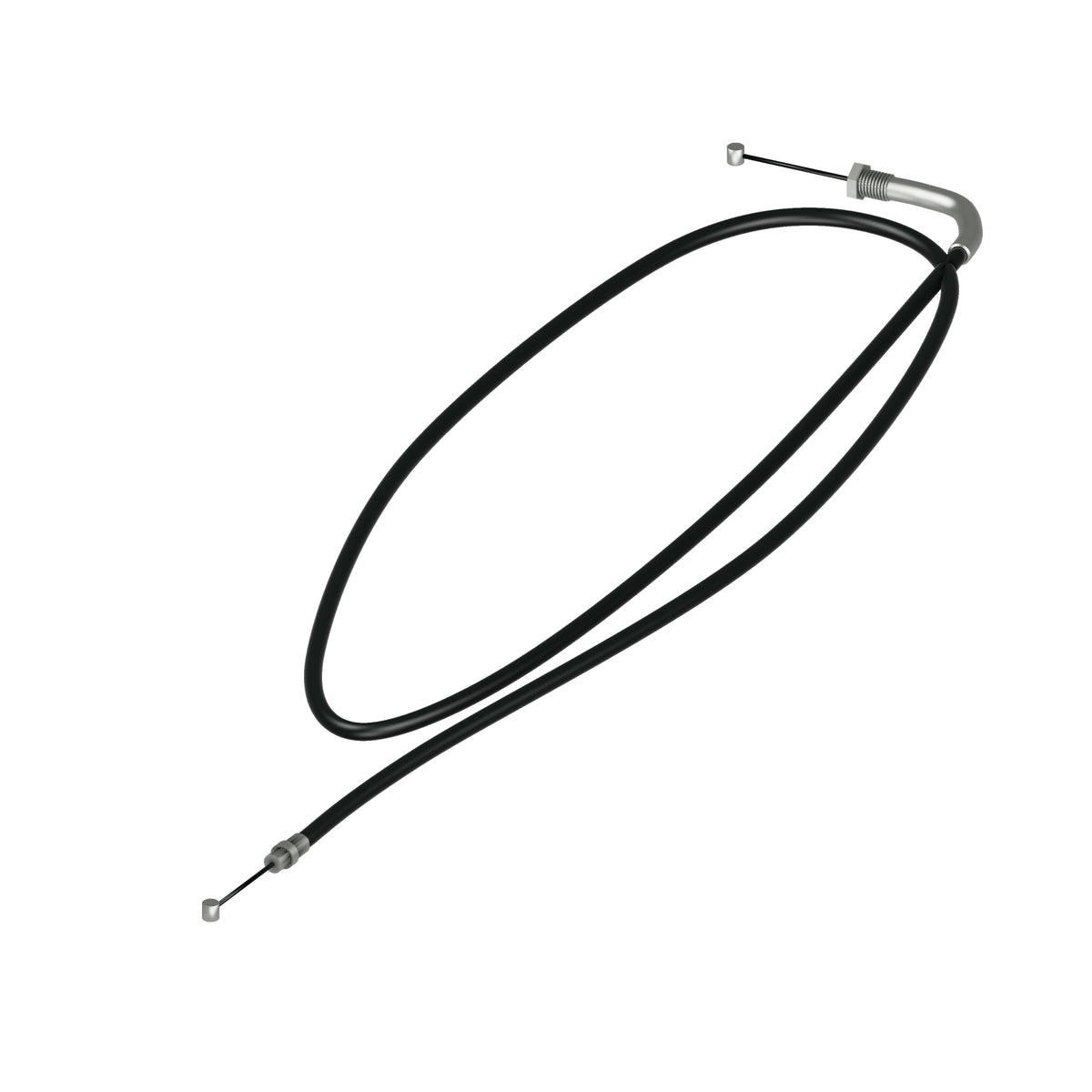 Honda CB750F CB750K throttle cable push 17920-425-010 – rendered left view