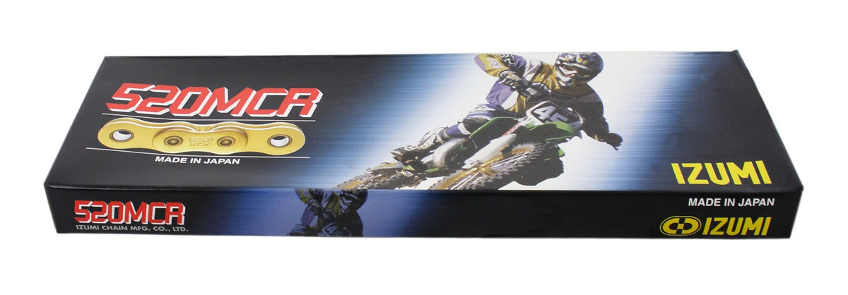 Honda XR650L XR650R VTR1000F CMX250 Kawasaki KDX450 520MCR x 120 Heavy Duty Gold Colour Drive Chain