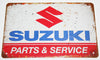 Universal Suzuki Logo - Tin Sign