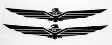 Load image into Gallery viewer, Goldwing GL Logo Decal Set/2 ~ Black