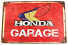 Universal Honda Logo (Blue/Yellow/Red Logo) - Tin Sign