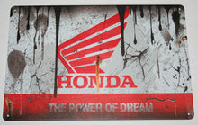 Load image into Gallery viewer, Honda Tin Sign