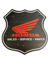 Honda Tin Sign Garage Wall Decor Vintage Garage Wall Decor