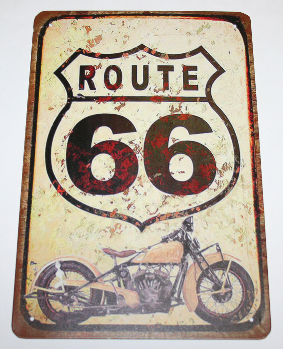 Universal Route 66 (Painted Style) Tin Sign