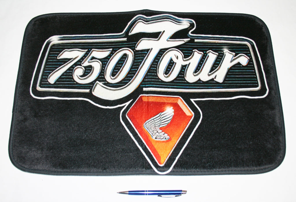 Honda CB750 Four Floor Mat ~ Black