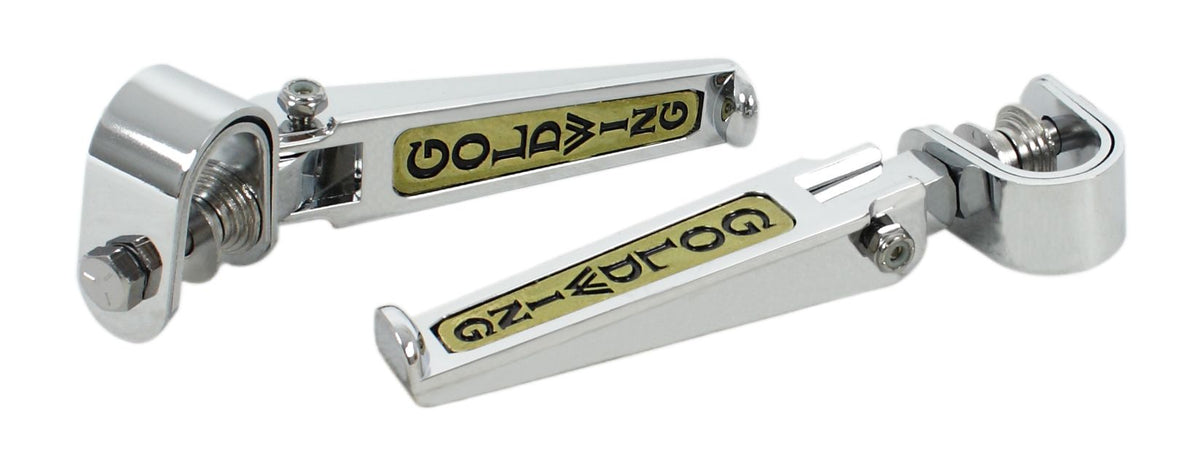 Universal Gold Inlay Foot Pegs