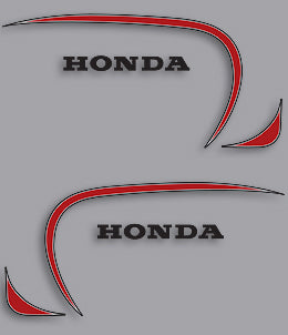 Honda XL250 Gas Tank Decal Set