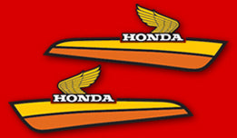 Honda XL125 Gas Tank Decal Set