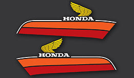 Honda XL175 Gas Tank Decal Set