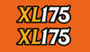 1974 Honda XL175 Side Cover Decal Set