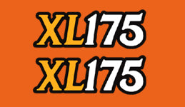 Honda XL175 Side Cover Decal Set