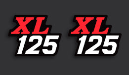 Honda XL125 Side Cover Decal Set