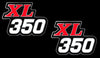 1975 Honda XL350 Side Cover Decal Set
