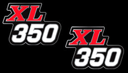 Honda XL350 Side Cover Decal Set