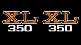 Honda XL350 Side Cover Decal Set