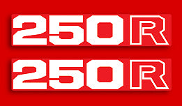 Honda XL250R Side Panel Decal Set