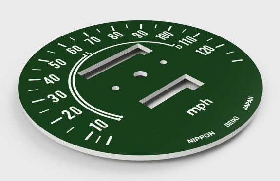 Honda CB750A Speedo Face Plate and Gear Indicator Decal Set MPH