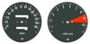 1975 Honda CB750F Speedo & Tachometer Face Plate Set - MPH