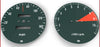 1972-73 Honda CB750K Speedo & Tachometer Face Plate Set - MPH