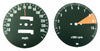 1974 Honda CB750K Speedo & Tachometer Face Plate Set - MPH
