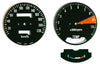 1976 Honda GL1000LTD GL1000 LTD Speedometer & Tachometer Face Plate Set - KM/H