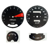 1976 Honda GL1000LTD GL1000 LTD Speedometer & Tachometer Face Plate Set - KM/H