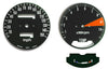 1976 Honda GL1000LTD GL1000 LTD Speedometer & Tachometer Face Plate Set - MPH