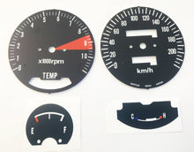 Ladda upp bild till gallerivisning, GL1000 K2 Speedometer &amp; Tachometer Face Plate Set ~ KM/H