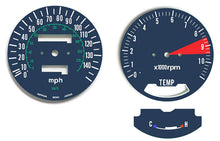 Load image into Gallery viewer, GL1000 K2 Speedometer &amp; Tachometer Face Plate Set ~ MPH