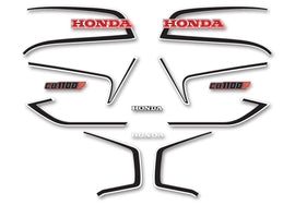 CB1100F 1983 Complete Decal Set ~ Red & White USA Model (73-0676)