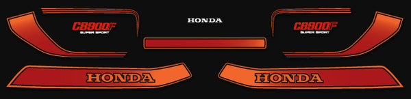 Honda CB900F Complete Decal Set Black Model