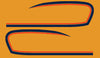 1977 Honda CB400F Gas Tank Stripe Decal Set - Parakeet Yellow