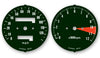 1976 Honda CB400F Speedo & Tach Face Decal Set - MPH