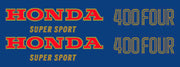 Honda CB400F Complete Decal Set Varnish Blue