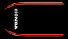 1980 Honda CB750F Tail Section Stripe Decal Set - Black Model