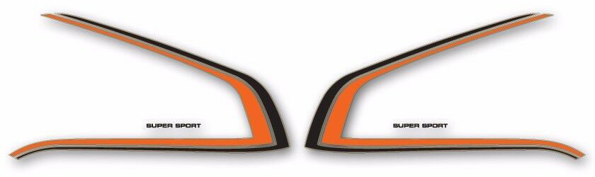 Honda CB750F Gas Tank Stripe Decals